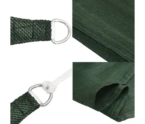 Saulessargs, 160 G/M², Tumši Zaļš, 2X4 M, Hdpe Vidaxl