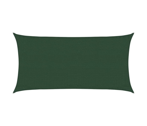 Saulessargs, 160 G/M², Tumši Zaļš, 3X6 M, Hdpe Vidaxl