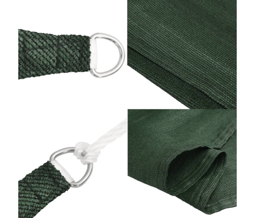 Saulessargs, 160 G/M², Tumši Zaļš, 3X6 M, Hdpe Vidaxl