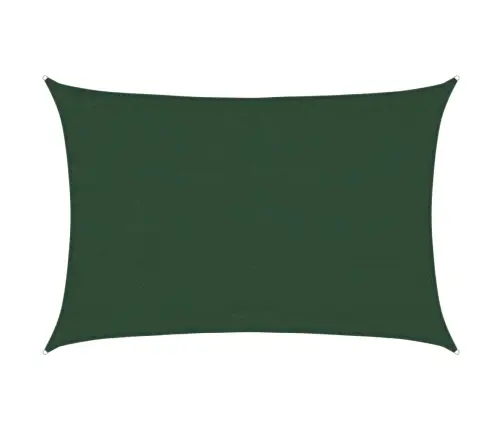 Saulessargs, 160 G/M², Tumši Zaļš, 3,5X4,5 M, Hdpe Vidaxl