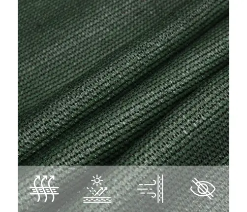 Saulessargs, 160 G/M², Tumši Zaļš, 3/4X2 M, Hdpe Vidaxl Saulessargs, 160 G/M², Tumši Zaļš, 3/4X2 M, Hdpe Vidaxl