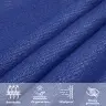 Päikesepuri, 160 G/M², Sinine, 2,5 X 2,5 M, Hdpe
