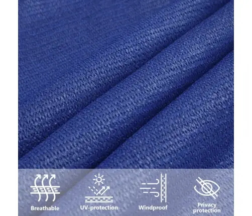 Saulessargs, 160 G/M², Zils, 2,5X3,5 M, Hdpe Vidaxl