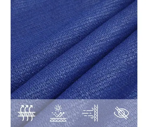 Saulessargs, 160 G/M², Zils, 2,5X4 M, Hdpe Vidaxl