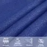 Saulessargs, 160 G/M², Zils, 2,5X4,5 M, Hdpe Vidaxl