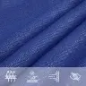 Saulessargs, 160 G/M², Taisnstūra, Zils, 3X4,5 M, Hdpe Vidaxl