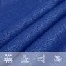 Saulessargs, 160 G/M², Taisnstūra, Zils, 3,5X5 M, Hdpe Vidaxl
