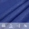 Saulessargs, 160 G/M², Zils, 3/4X2 M, Hdpe Vidaxl