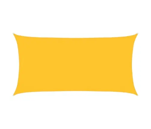 Saulessargs, 160 G/M², Dzeltens, 3X6 M, Hdpe Vidaxl