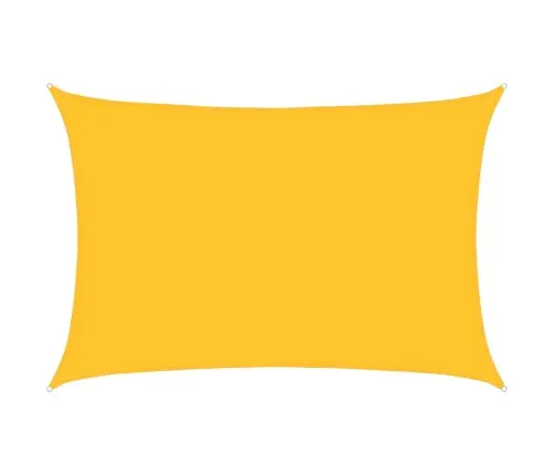 Saulessargs, 160 G/M², Taisnstūra, Dzeltens, 5X7 M, Hdpe Vidaxl