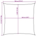 Saulessargs, 160 G/M², Sarkans, 7X7 M, Hdpe Vidaxl