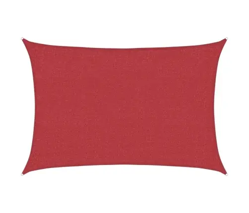 Saulessargs, 160 G/M², Sarkans, 3X4,5 M, Hdpe Vidaxl