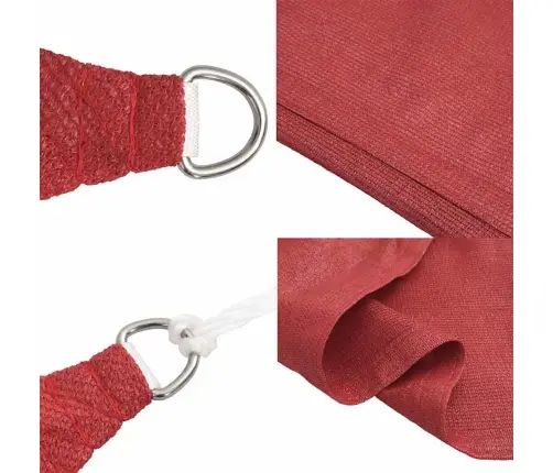 Uždanga Nuo Saulės, Raudonos Spalvos, 3,5X4,5M, Hdpe, 160G/M² Uždanga Nuo Saulės, Raudonos Spalvos, 3,5X4,5M, Hdpe, 160G/M²