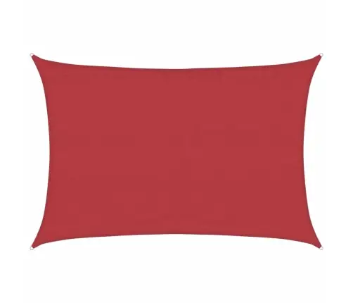 Saulessargs, 160 G/M², Sarkans, 4X6 M, Hdpe Vidaxl