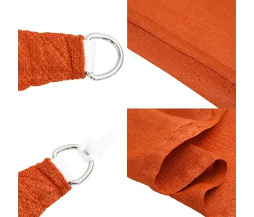 Saulessargs, 160 G/M², Oranžs, 2,5X4 M, Hdpe Vidaxl