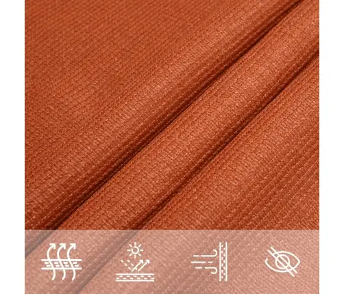 Saulessargs, 160 G/M², Oranžs, 2,5X4,5 M, Hdpe Vidaxl