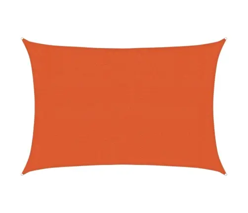 Saulessargs, 160 G/M², Taisnstūra, Oranžs, 3X5 M, Hdpe Vidaxl