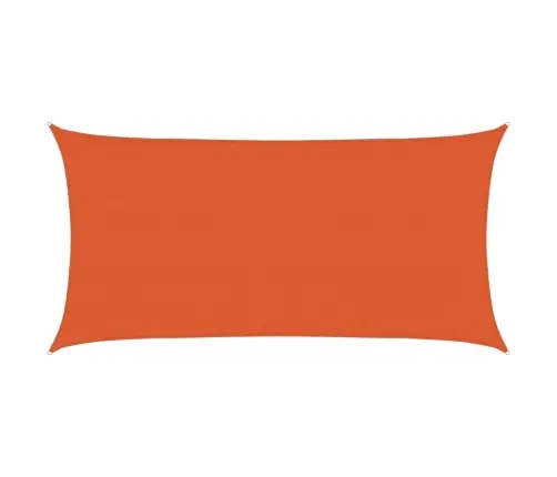 Saulessargs, 160 G/M², Taisnstūra, Oranžs, 3X6 M, Hdpe Vidaxl