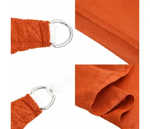 Burė Nuo Saulės, Oranžinės Spalvos, 4X6M, Hdpe, 160G/M²