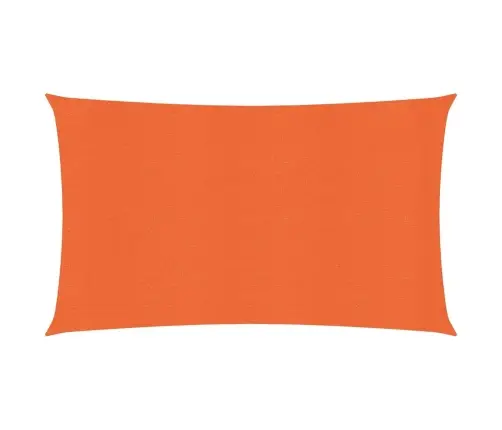Saulessargs, 160 G/M², Taisnstūra Forma, Oranžs, 4X7 M, Hdpe Vidaxl