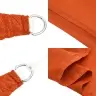 Saulessargs, 160 G/M², Oranžs, 3X3X4,2 M, Hdpe Vidaxl