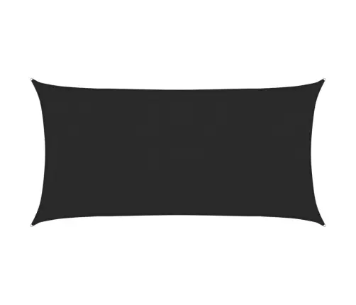 Saulessargs, 160 G/M², Melns, 3X6 M, Hdpe Vidaxl