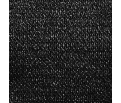 Saulessargs, 160 G/M², Melns, 3X6 M, Hdpe Vidaxl