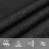 Saulessargs, 160 G/M², Melns, 5X6 M, Hdpe Vidaxl
