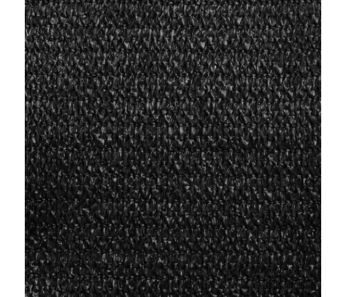 Saulessargs, 160 G/M², Melns, 4X4X4 M, Hdpe Vidaxl