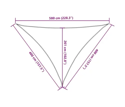 Saulessargs, 160 G/M², Melns, 4X4X5,8 M, Hdpe Vidaxl Saulessargs, 160 G/M², Melns, 4X4X5,8 M, Hdpe Vidaxl