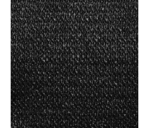 Saulessargs, 160 G/M², Melns, 5X6X6 M, Hdpe Vidaxl