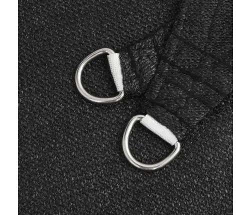 Saulessargs, 160 G/M², Melns, 4X5X6,8 M, Hdpe Vidaxl