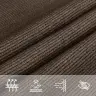 Saulessargs, 160 G/M², Brūns, 4X4 M, Hdpe Vidaxl