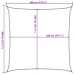 Saulessargs, 160 G/M², Brūns, 4X4 M, Hdpe Vidaxl
