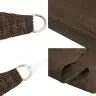Päikesepuri, 160 G/M², Pruun, 5 X 5 M, Hdpe