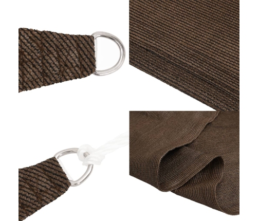 Saulessargs, 160 G/M², Brūns, 2X4 M, Hdpe Vidaxl