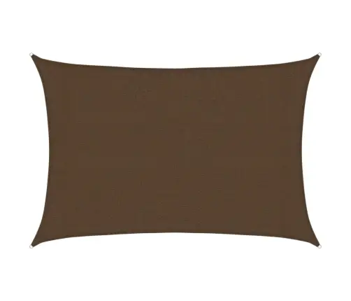 Saulessargs, 160 G/M², Brūns, 3X4 M, Hdpe Vidaxl