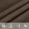 Päikesepuri 160 G/M² Pruun, 4 X 7 M, Hdpe
