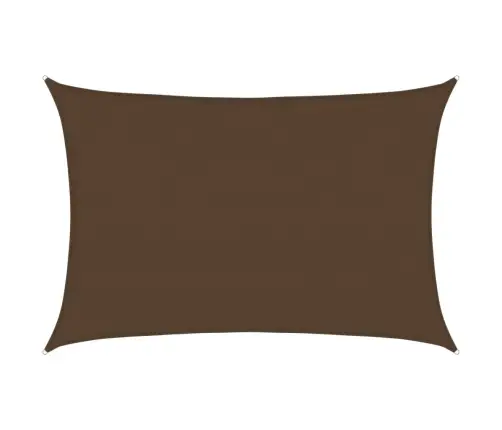 Saulessargs, 160 G/M², Brūns, 5X7 M, Hdpe   Vidaxl