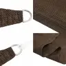 Päikesepuri 160 G/M² Pruun, 3,5 X 3,5 X 4,9 M, Hdpe
