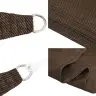 Päikesepuri 160 G/M² Pruun, 4,5 X 4,5 X 4,5 M, Hdpe