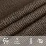 Päikesepuri 160 G/M² Pruun, 4,5 X 4,5 X 4,5 M, Hdpe
