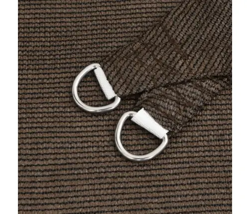 Saulessargs, 160 G/M², Brūns, 4X5X5 M, Hdpe Vidaxl