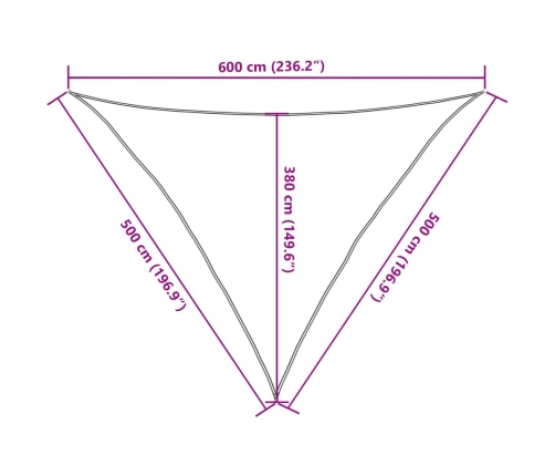 Saulessargs, 160 G/M², Brūns, 5X5X6 M, Hdpe Vidaxl