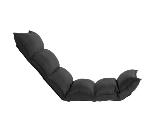 Salokāms Grīdas Krēsls, Melns Audums Vidaxl