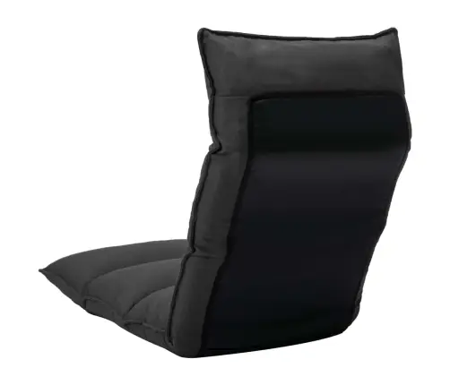 Salokāms Grīdas Krēsls, Melns Audums Vidaxl