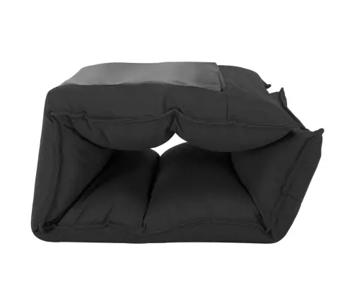 Salokāms Grīdas Krēsls, Melns Audums Vidaxl