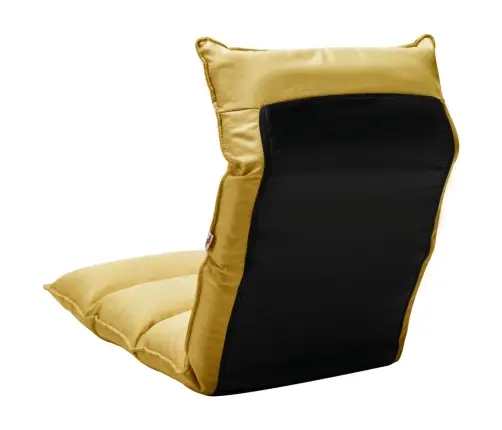 Salokāms Grīdas Krēsls, Sinepju Dzeltens Audums Vidaxl