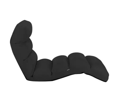 Salokāms Grīdas Krēsls, Melna Mākslīgā Āda Vidaxl