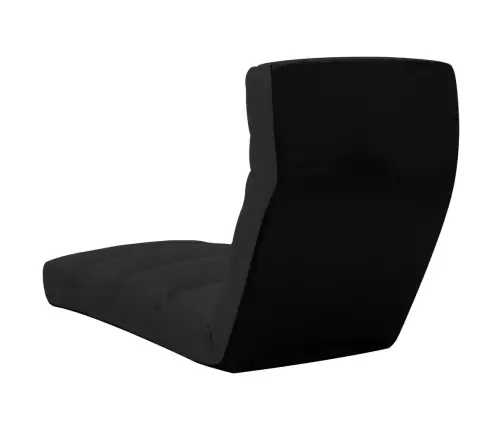 Salokāms Grīdas Krēsls, Melna Mākslīgā Āda Vidaxl